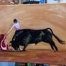 Spain Bull, , this painting is a part of my on going series with title "Bull in Spain" , Oil Painting on Stretch canvas, easy to hang on wall
all artworks will be sent with a certificate of authenticity