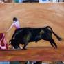 Spain Bull, , this painting is a part of my on going series with title "Bull in Spain" , Oil Painting on Stretch canvas, easy to hang on wall
all artworks will be sent with a certificate of authenticity