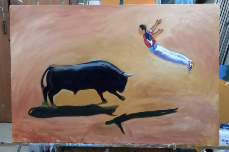 Original Expressionism Animal Painting by zohaib ahmed