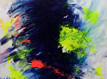 Original Abstract Expressionism Abstract Paintings by zohaib ahmed