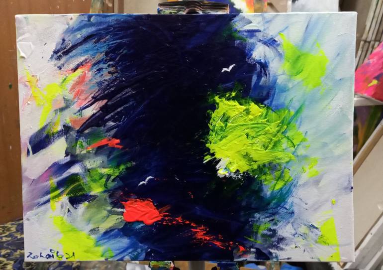 Original Abstract Painting by zohaib ahmed
