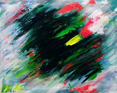 Original Abstract Expressionism Abstract Paintings by zohaib ahmed