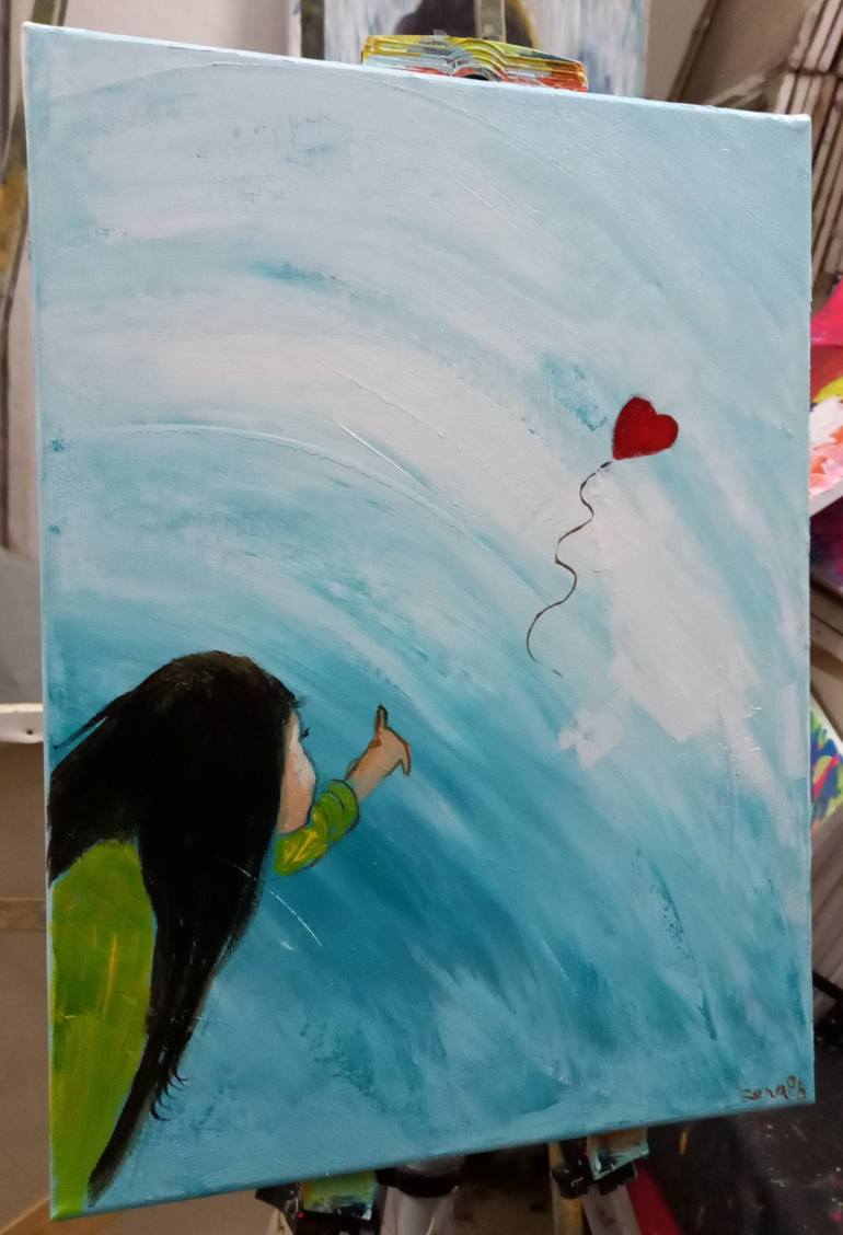 Original Love Painting by zohaib ahmed