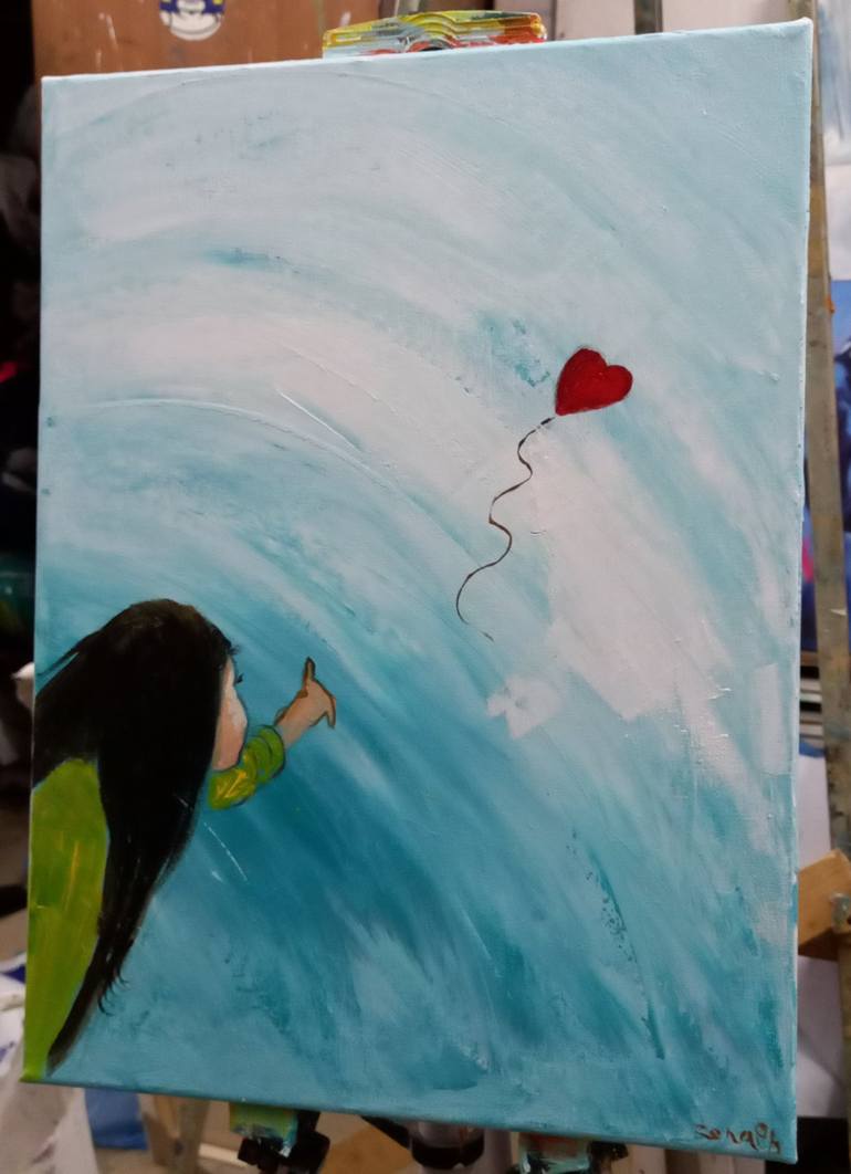 Original Love Painting by zohaib ahmed