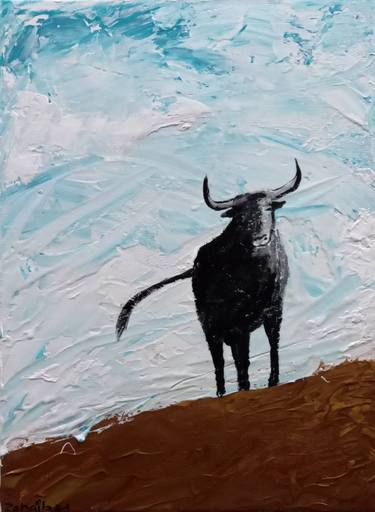 Original Abstract Expressionism Animal Paintings by zohaib ahmed