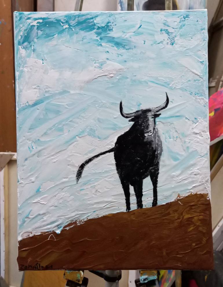 Original Animal Painting by zohaib ahmed