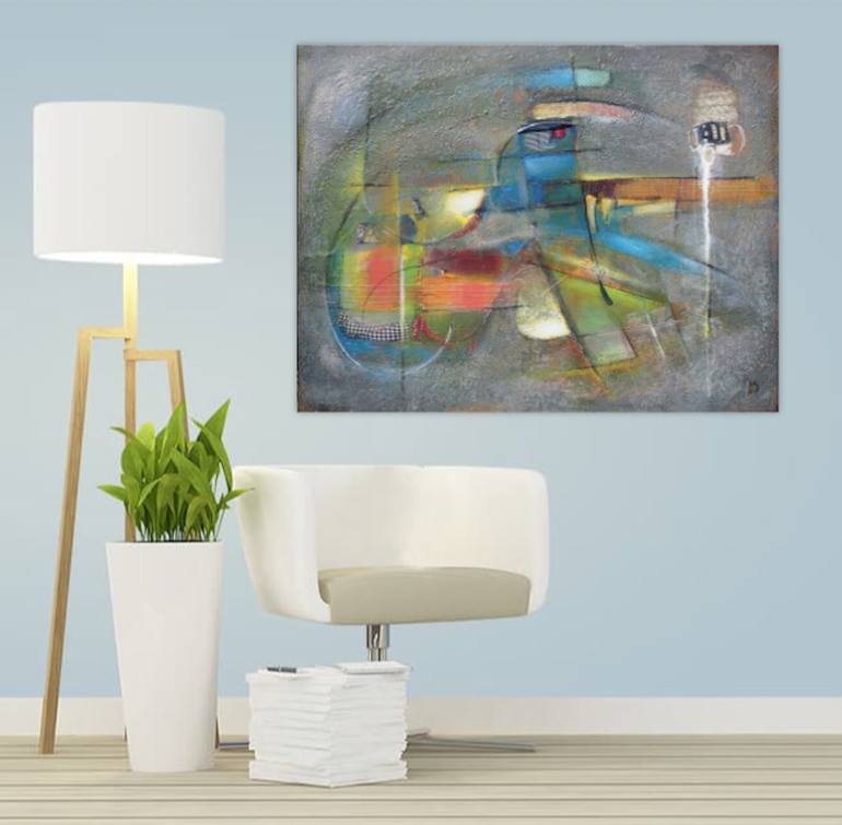 Original Abstract Music Painting by X HARKRADER