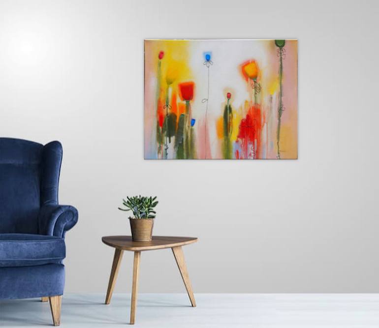 Original Expressionism Floral Painting by X Harkrader History