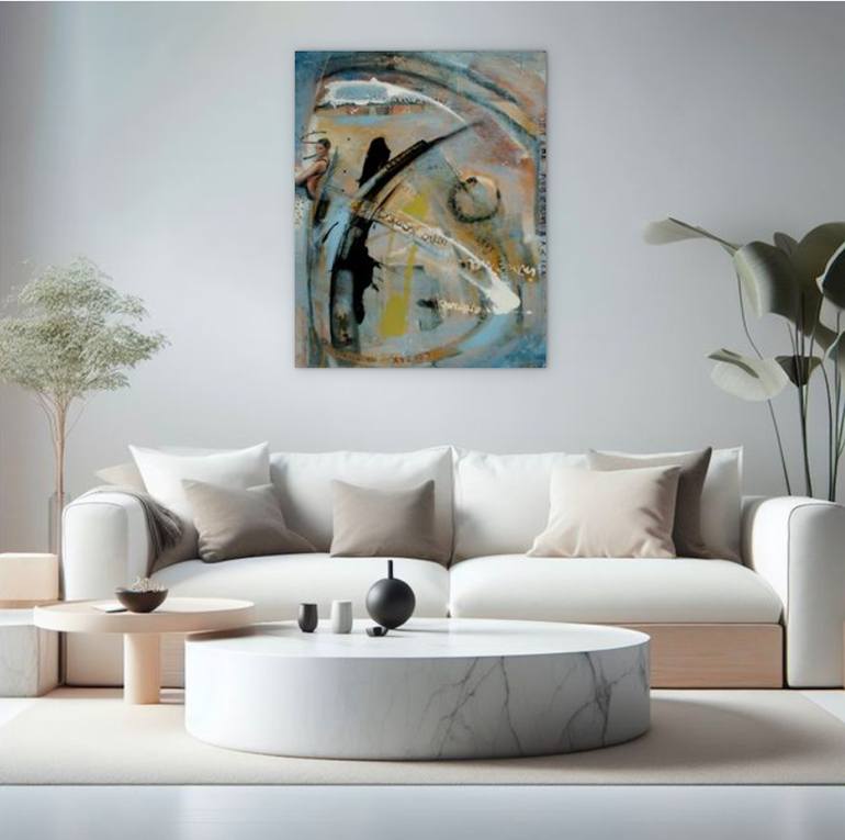 Original Abstract Expressionism Abstract Painting by X Harkrader