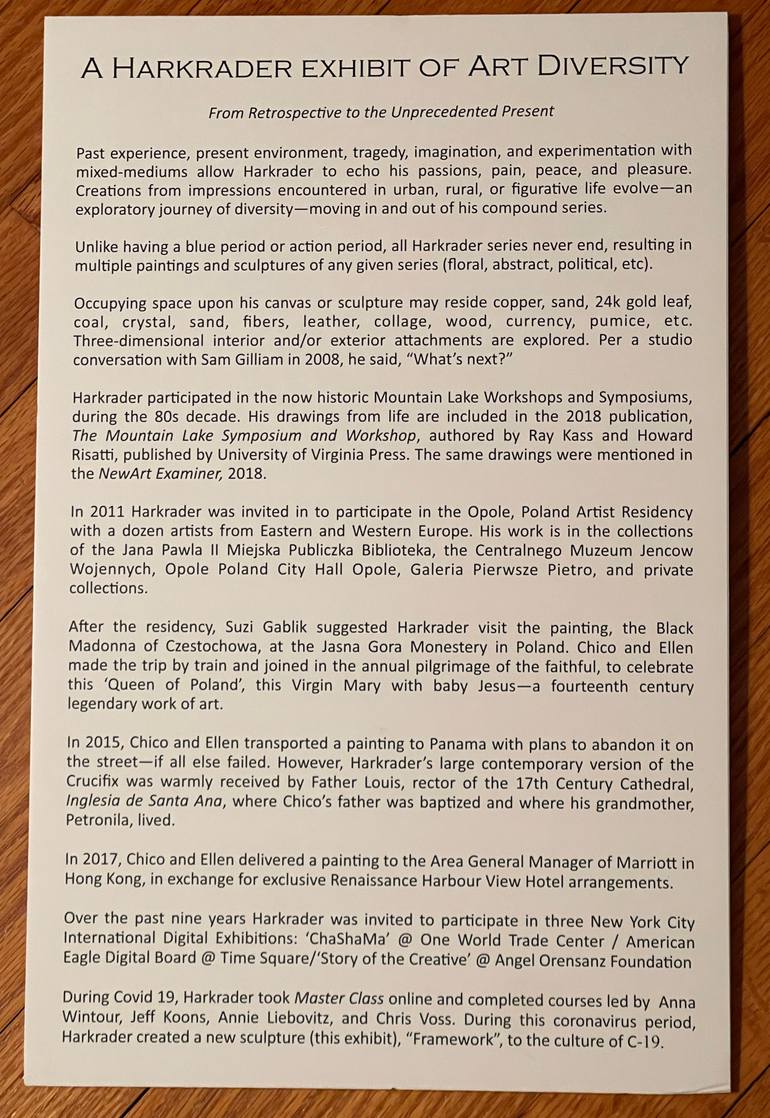 Original Abstract Expressionism Abstract Painting by X Harkrader