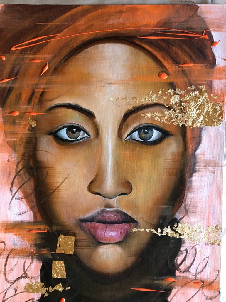 Original Expressionism Women Painting by Jasenka Kapitanovic