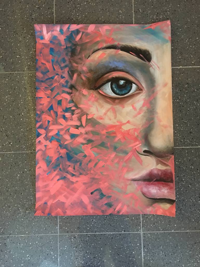 Original Figurative People Painting by Jasenka Kapitanovic