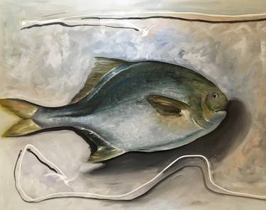 Print of Fine Art Fish Paintings by Jasenka Kapitanovic