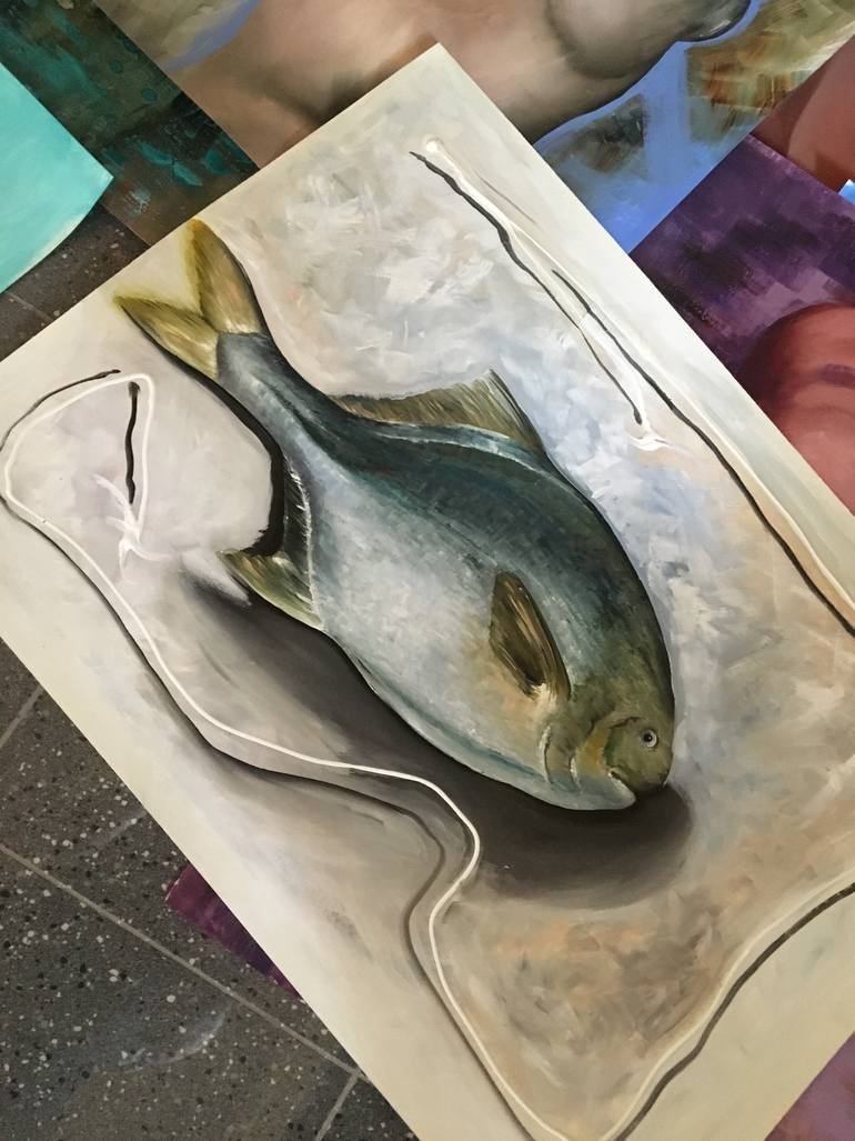 Original Modernism Animal Painting by Jasenka Kapitanovic