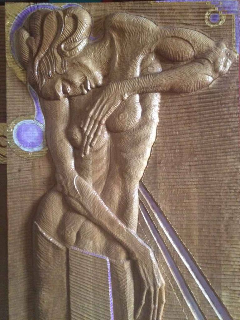 Original Art Deco Body Sculpture by Jasenka Kapitanovic