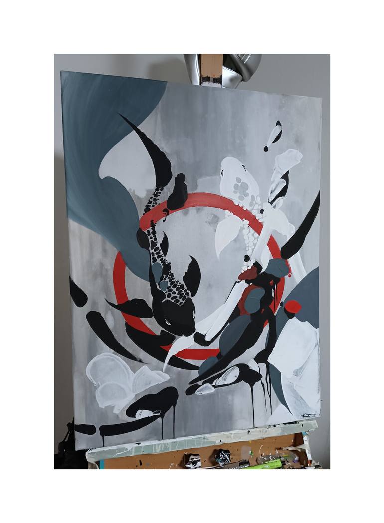 Original Pop Art Animal Painting by Nici Tierak