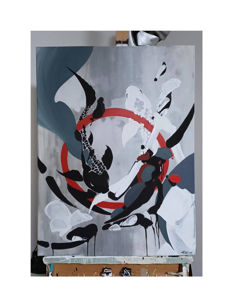 Original Pop Art Animal Painting by Nici Tierak
