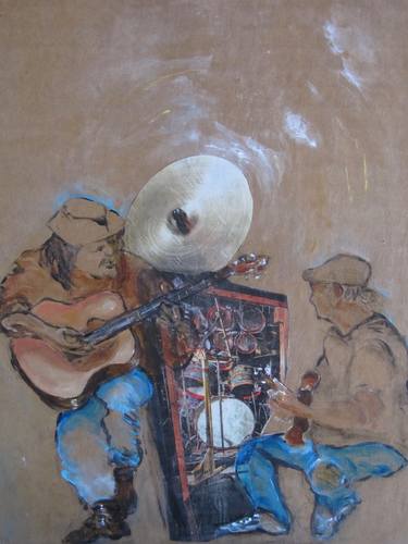 Print of Figurative Music Collage by Jinny Isserow