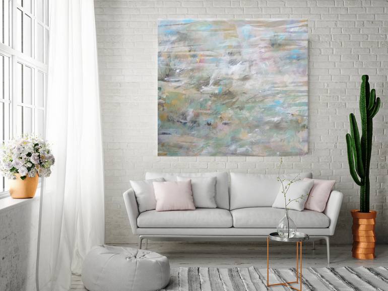 Original Abstract Expressionism Abstract Painting by Sharon Zappha Barfoot