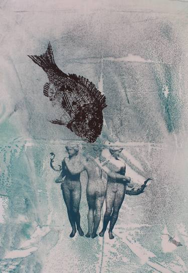 Print of Figurative Classical mythology Printmaking by Ivi Dervishi