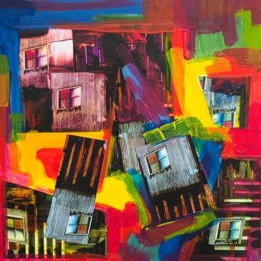 Original Abstract Collage by Steve Johnson