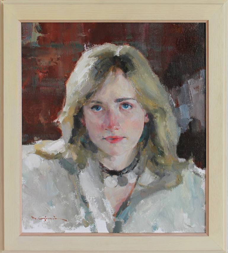 Original Folk People Painting by Vadym Suvorov