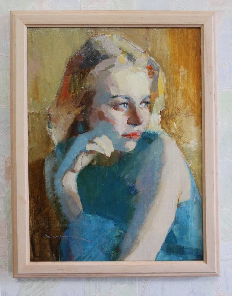 Original Portraiture Portrait Painting by Vadym Suvorov