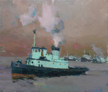 Print of Ship Paintings by Vadym Suvorov