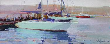 Print of Realism Yacht Paintings by Vadym Suvorov