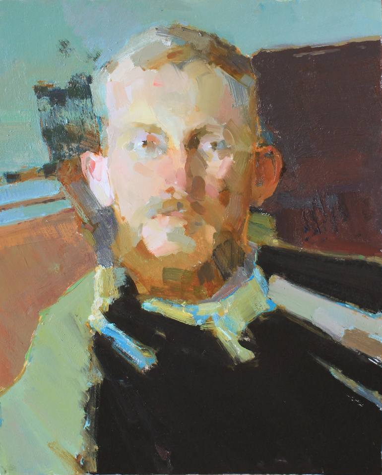 Portrait of Kravets Dmitry Painting by Vadym Suvorov | Saatchi Art