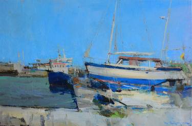 Print of Impressionism Yacht Paintings by Vadym Suvorov