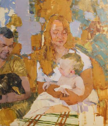 Print of Realism Family Paintings by Vadym Suvorov