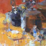Still life with English yellow cup 3 by Vadym Suvorov