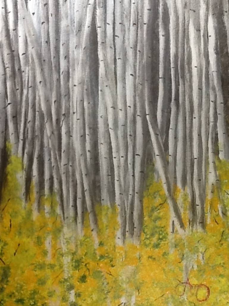 Gliming White Painting by Alma Mikkkola | Saatchi Art