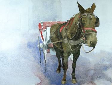 Print of Documentary Horse Paintings by RJT Haynes