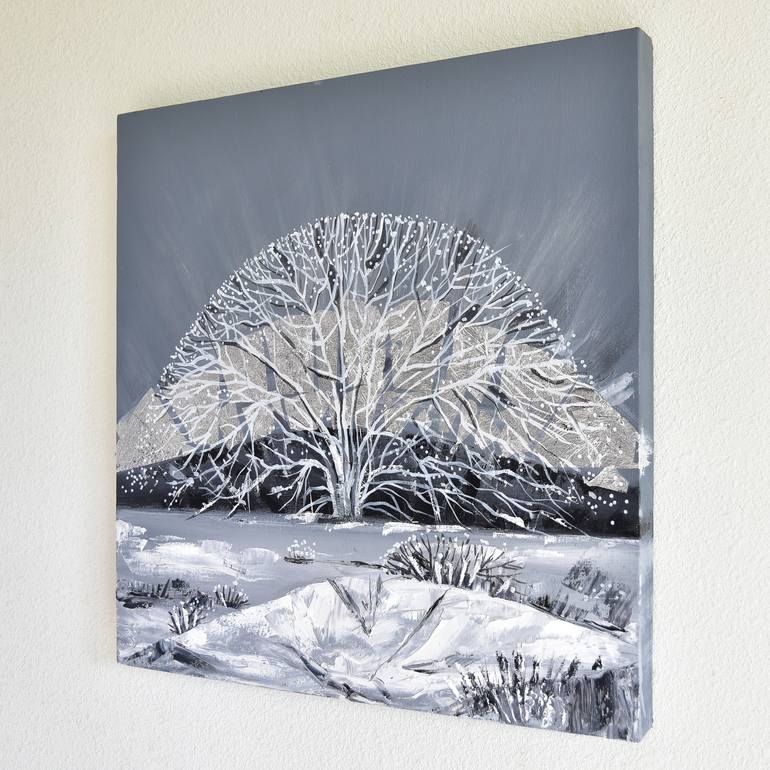 Original Abstract Landscape Painting by Oksana Davyda