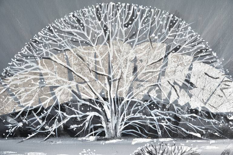 Original Abstract Landscape Painting by Oksana Davyda