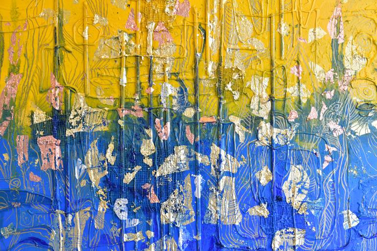 Original Conceptual Abstract Painting by Oksana Davyda