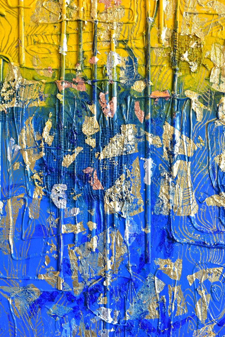 Original Conceptual Abstract Painting by Oksana Davyda