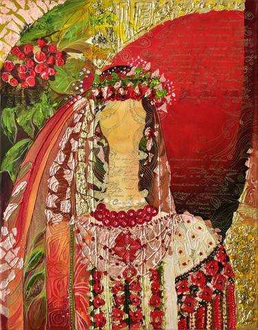 Original Abstract Women Paintings by Oksana Davyda