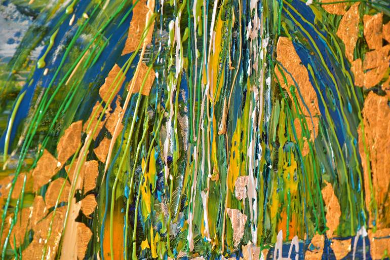 Original Conceptual Abstract Painting by Oksana Davyda