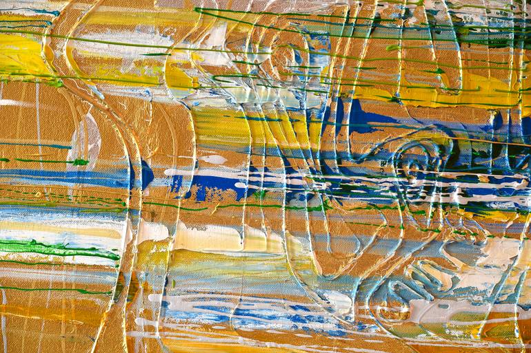 Original Conceptual Abstract Painting by Oksana Davyda