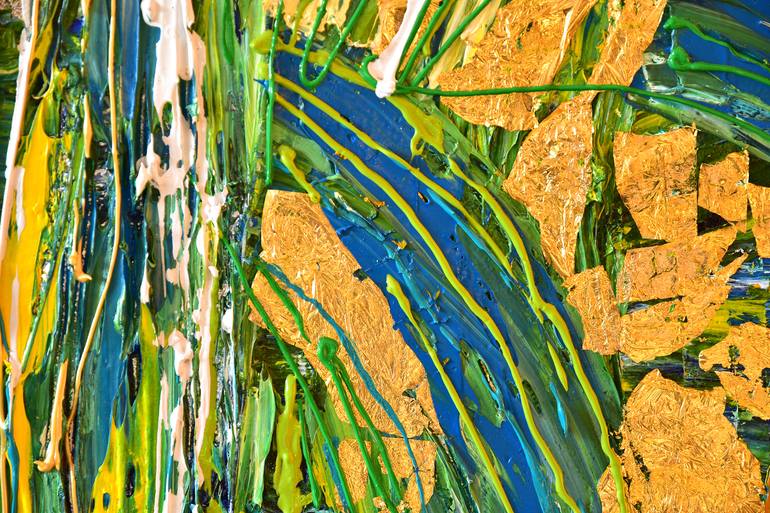 Original Conceptual Abstract Painting by Oksana Davyda
