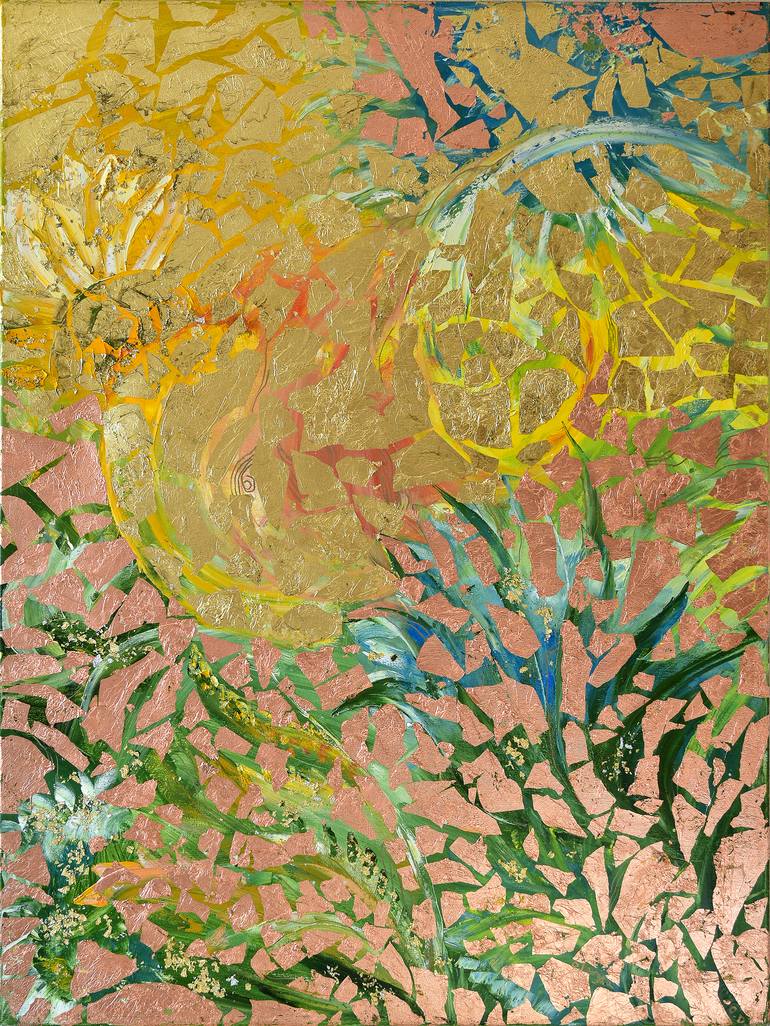 Original Abstract Nature Painting by Oksana Davyda