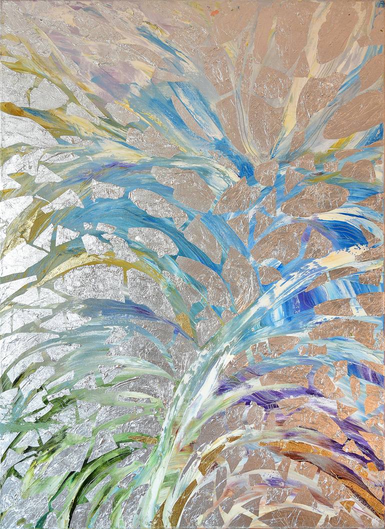 VIVALDI (Four Seasons) - Quadriptych 40x120 inches Painting by
