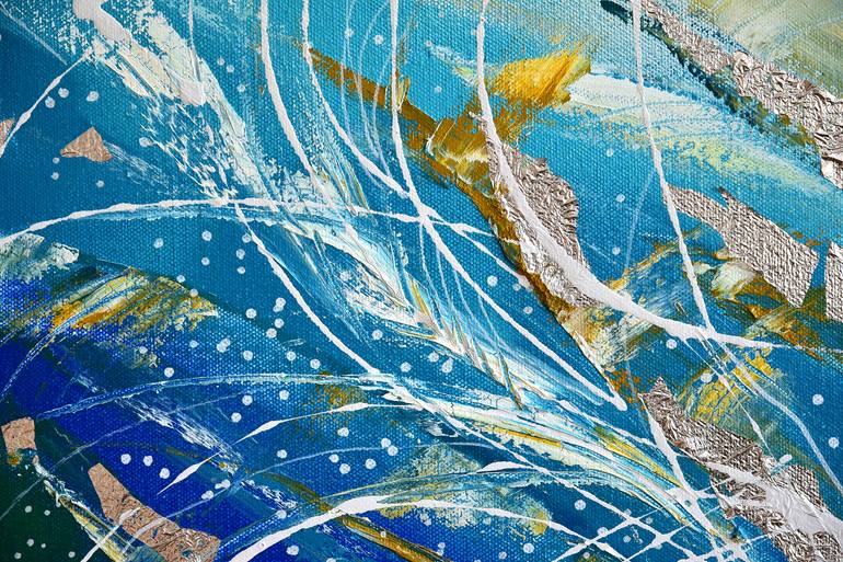 Original Conceptual Abstract Painting by Oksana Davyda