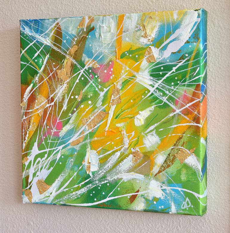 Original Conceptual Abstract Painting by Oksana Davyda