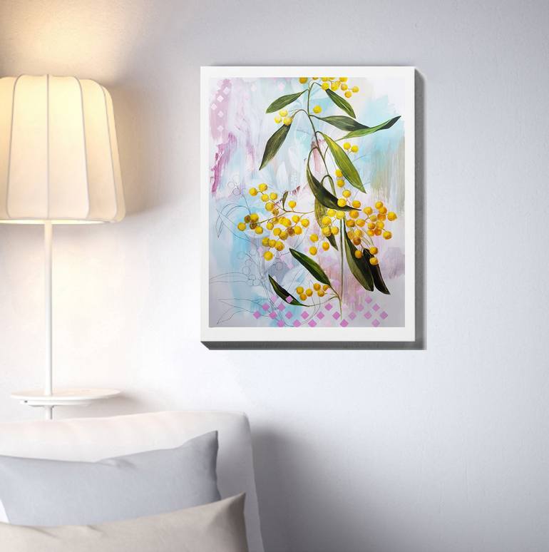 Original Contemporary Floral Painting by Nadia NL