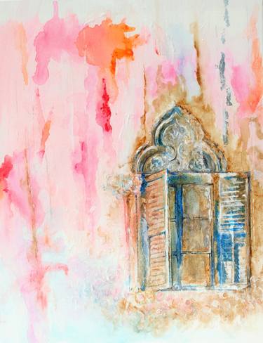 Original Figurative Architecture Paintings by Nadia NL