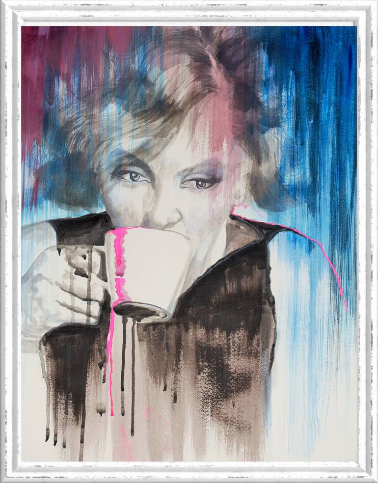 Original Figurative Women Painting by Nadia Nl